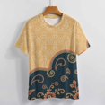 thumbnail image 4 of Paisley T-Shirts Casual T-Shirt Short Sleeve Women Trendy Tshirt Beach Custom Tops, 4 of 5