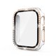 thumbnail image 1 of Funda de cristal brillante para Apple Watch, Protector de pantalla para iwatch series 7, 3, 8, 5, 6, SE, 45mm, 41mm, 40mm, 44mm, 42mm, 38mm, parachoques de diamante, 1 of 4
