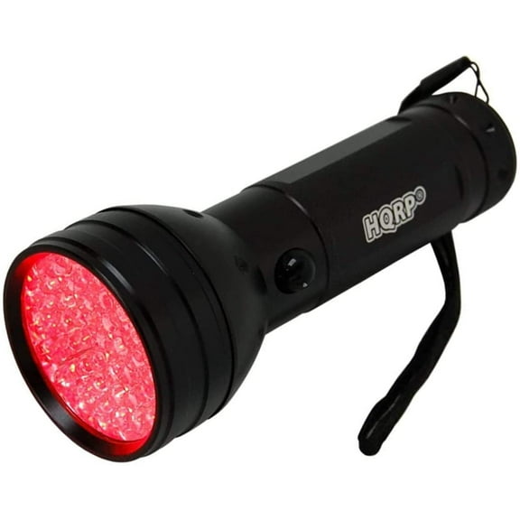 HQRP 51 LEDs Portable Red Light Flashlight for Rescue of Trapped Sea Turtles or Turtle Hatching Surveillance