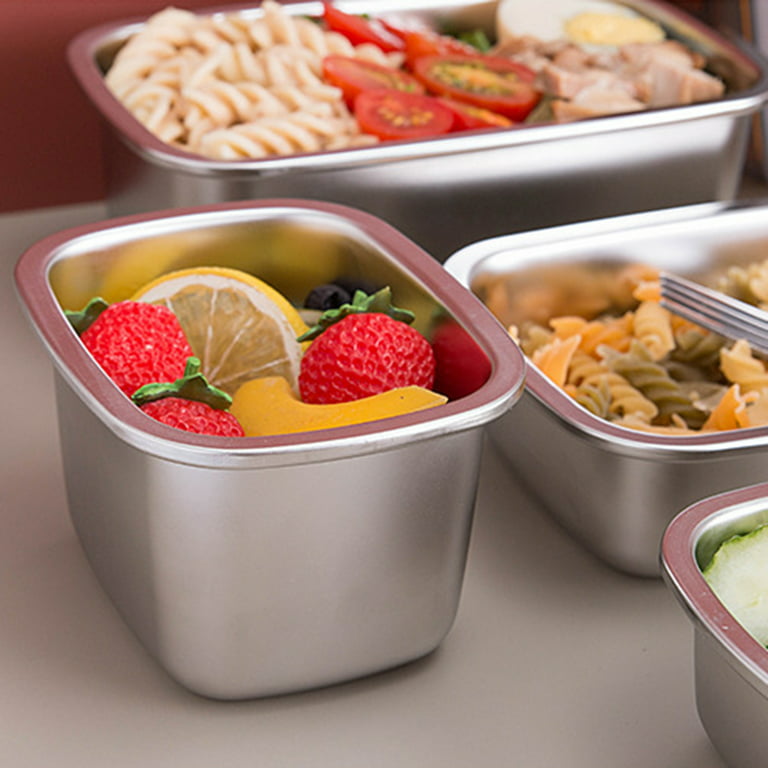 Leak-Proof Lunch Box Snack Lunch Bento Box Kids Stainless Steel