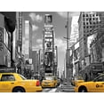 thumbnail image 2 of Maloratsky, Igor  18x15 White Modern Wood Framed Museum Art Print Titled - Yellow Cabs, Times Square, 2 of 4