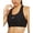 Black, variant on Womens Swoosh Medium-Support Padded Sports Bra Black/White XS
