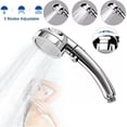 thumbnail image 2 of Home Tool Kit Shower Head Hand Held High Pressure Bathroom Showerhead with On/Off Pause Auto Repair Tools Clearance, 2 of 7