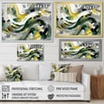 thumbnail image 4 of Designart "Kinetic Wave Art I" Scandinavian Floater Framed Wall Decor, 4 of 5