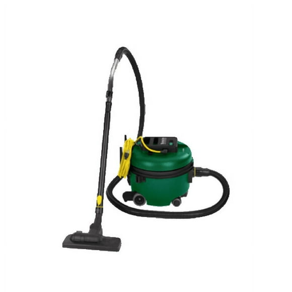Bissell Commercial 9 Qt. Advance Filtration Canister Vacuum Cleaner with Wheels and 8' Extension Hose