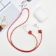 thumbnail image 3 of Audífonos Correa para para AirPods 1 2 3 Pro Anti Lost Silicone Rope Holder (Azul) Tmvgtek Para estrenar, 3 of 8