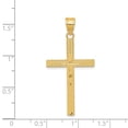 thumbnail image 3 of 14K Diamond -Cut Latin Cross Pendant in 14k Yellow Gold, 3 of 3