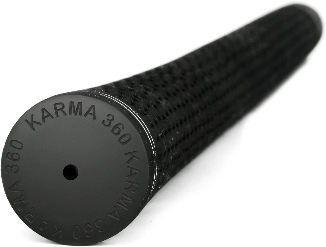 Karma Revolution Black Midsize (+1/32") 13 Piece Golf Grip Kit with Tape, Solvent, Shaft Clamp
