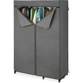 thumbnail image 5 of PolyPro Cover Only for Whitmor 6779-3044 Double Rod Closet (Not included) - Heavy Duty Zipper - Gray, 5 of 9