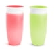 thumbnail image 1 of Sippy Cup Munchkin Miracle 360 para niños pequeños, 300 ml, paquete de 2 unidades, rosa y verde, 1 of 6