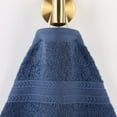 thumbnail image 3 of Superior Eco-Friendly Cotton 6-Piece, Navy Blue, Hand Towel Set, 3 of 8