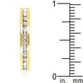 thumbnail image 4 of Precious Stars R01147G-C02-05 Precious Stars Goldtone Round-Cut Clear Swarovski Crystals Stackable Ring, 4 of 4