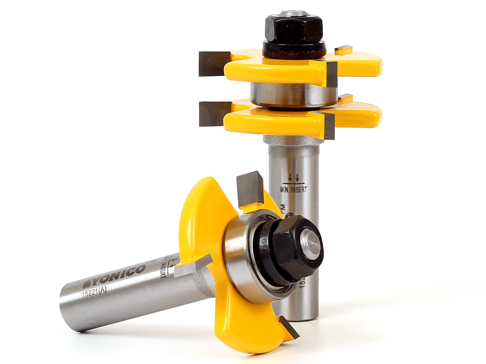 Yonico Yonico 15221 - Matched Tongue and Groove Router Bit Set 1/2" Shank