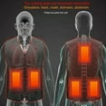 thumbnail image 2 of 2X Electric Heating Pad USB Eight in One Heat Pad Clothes Jacket Pads Heater Sheet Electric Cloths Set, 2 of 7