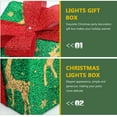 thumbnail image 3 of LIFKOME 1 Set Lights Box Illuminated Lighted Present Boxes PVC Simple and Generous Party Hosts, 3 of 8