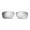 Titanium Mirror Coated - Polarized, variant on Walleva Black Polarized Replacement Lenses for Oakley Split Shot Sunglasses