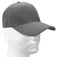 thumbnail image 5 of Falari Wholesale 12-Pack Baseball Cap Adjustable Size Plain Blank Solid Color Dark Gray, 5 of 6