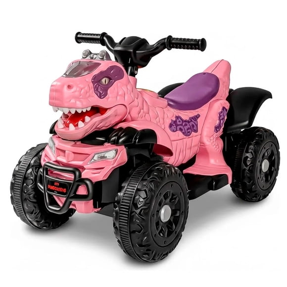 Montable Moto Eléctrica Infantil Dinosaurio Luz Led Y Sonidos