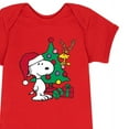 thumbnail image 3 of Peanuts - Christmas - Snoopy, The Tree, & Woodstock - Infant Baby One Piece, 3 of 5
