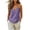 Purple, variant on TEAJOPSUU Cotton Linen Cami Tops for Womens Sleeveless Spaghetti Straps V Neck Shirts Loose Fit Solid Color Camisole Tank Tops Slim Summer Going Out Blouses White