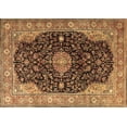 thumbnail image 1 of Ahgly Company Indoor Rectangle Medallion Brown Traditional Area Rugs, 2' x 5', 1 of 4