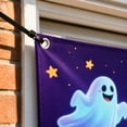 thumbnail image 5 of Halloween Garage Door Decorations 95 Inch Large Spooky Cute Ghost Pumpkin Backdrop, Outdoor Halloween Decor for Yard Porch Party, 1 Pack, 5 of 7