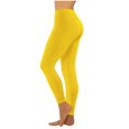 thumbnail image 2 of Pantalons pour Femmes Taille Haute Mode Décontractée Femmes Solide Span Dames Taille Haute Pantalons Larges Pantalons de Yoga Pantalons Complets Liquidation, 2 of 9