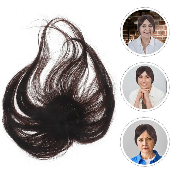 Raindrops  Hair Replacement Extensions Hairline Styling Women's Middle Aged