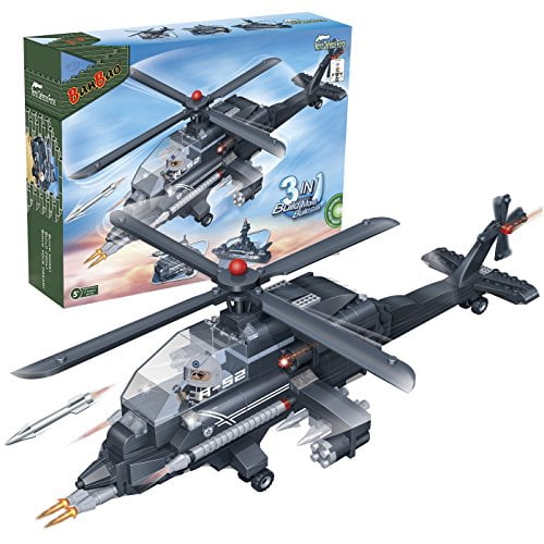 Banbao 3-In1 Helicopter Building Kit (295 Piece)