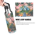 thumbnail image 4 of Yayeee 20oz Insulated Water Bottle Double Wall Stainless Steel with Flip Straw Lid, Blue Flowers, 4 of 7