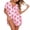 Cherry, variant on Women Sleep Shirts Cotton Pajamas Nursing Night Gowns with Side Slit Hem