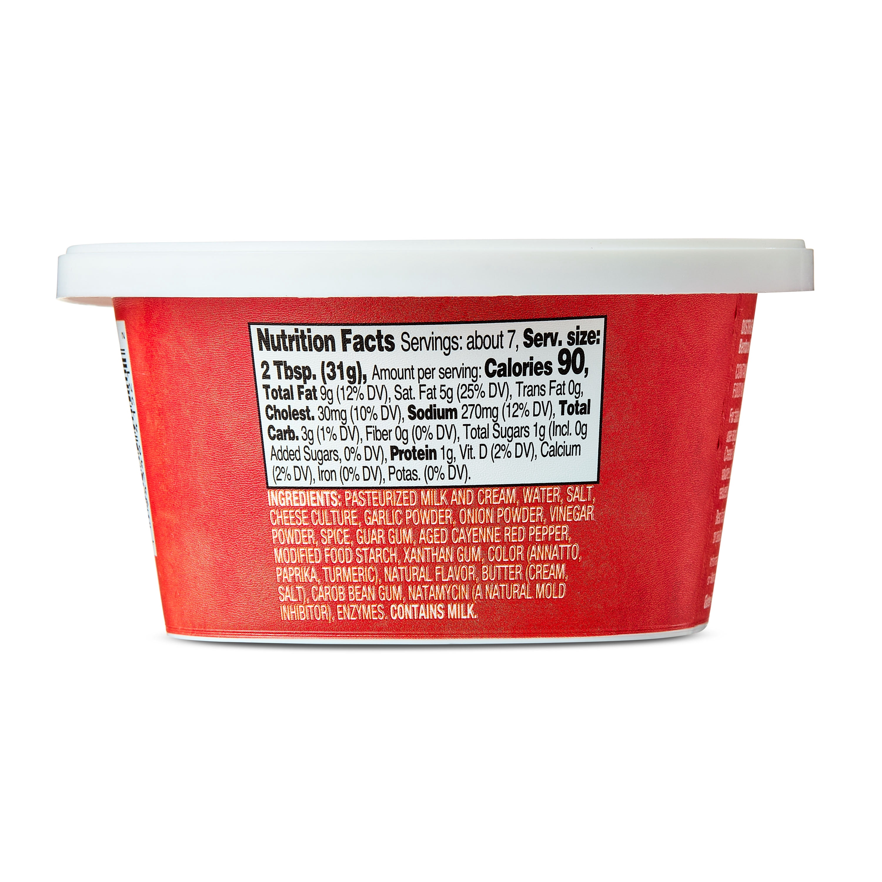 Great Value Buffalo Cream Cheese Spread, 8 oz Tub