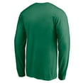 thumbnail image 3 of Men's Kelly Green Dallas Stars Team Arch Knockout Long Sleeve T-Shirt, 3 of 3