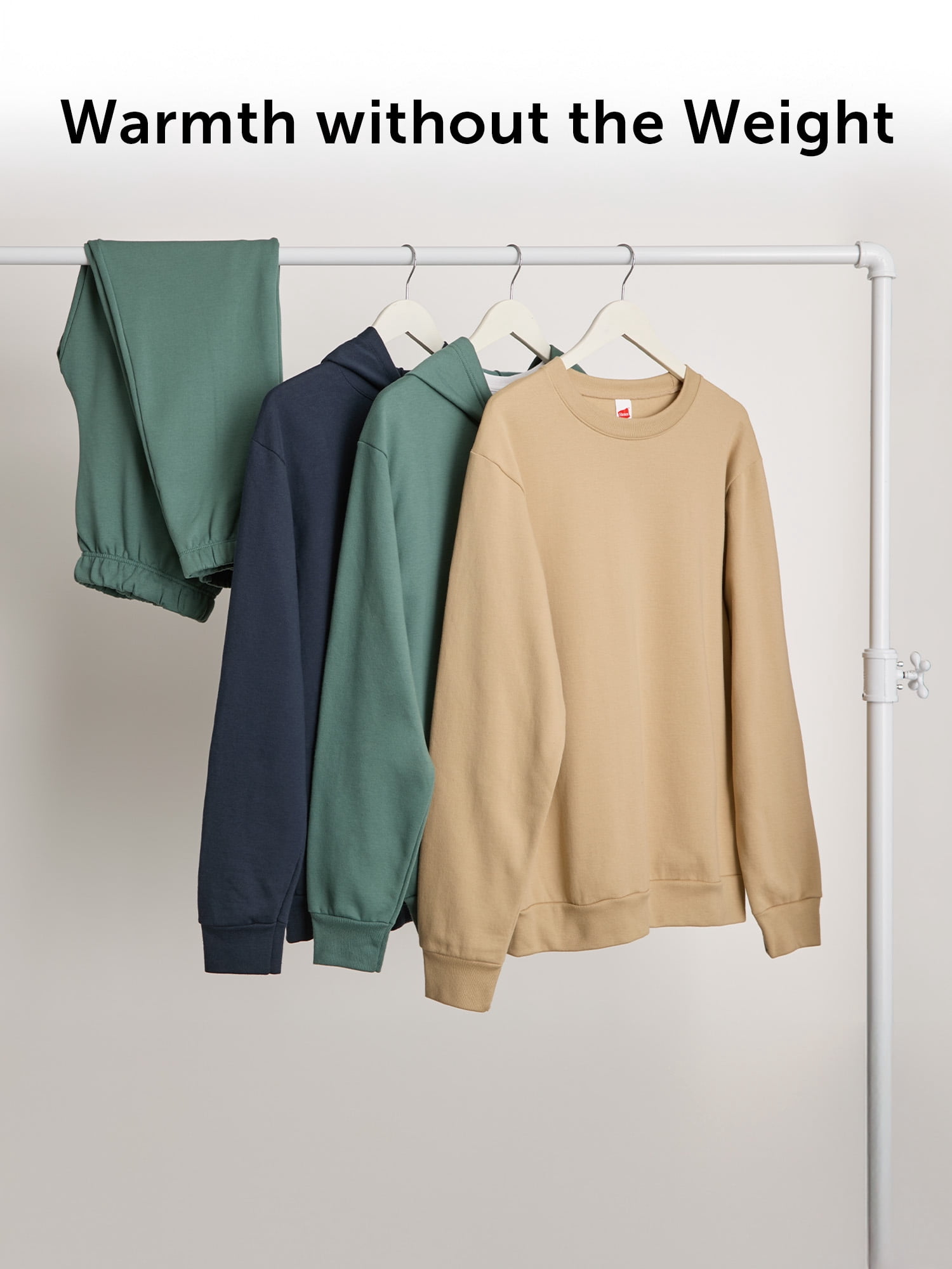 Hanes Men's & Big Men's Essentials Fleece Crewneck Sweatshirt, Sizes S-5XL