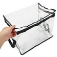 thumbnail image 3 of LEORX Home Organization Clear Bag Black PVC 1Pcs Book Storage Box, 3 of 8