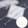 thumbnail image 3 of Milaget 1 Pair Metal Non-Slip Adjustable Tassel Bra Shoulder Straps Replacement Shoulder Halter, 3 of 9