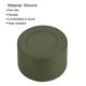 thumbnail image 4 of Agua Botella Bota 75mm ID Calor Resistencia Protector Antideslizante Suelo Mangas Cubierta para Copa Taza Vacío Frasco, Oscuro Verde Unique Bargains accesorios para botellas de agua deportivas, 4 of 5