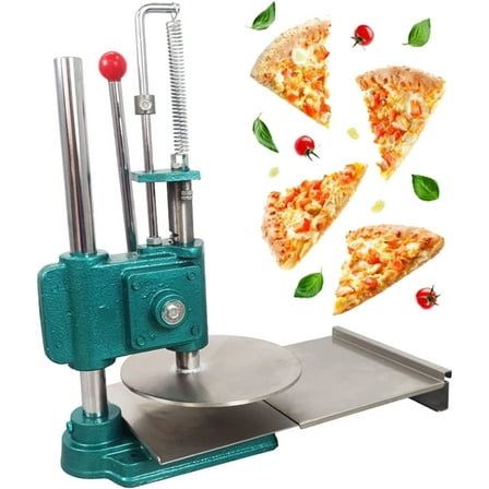 EQCOTWEA Manual 9.4" Pizza Dough Press Machine Pastry Sheeter Pasta Presser Household
