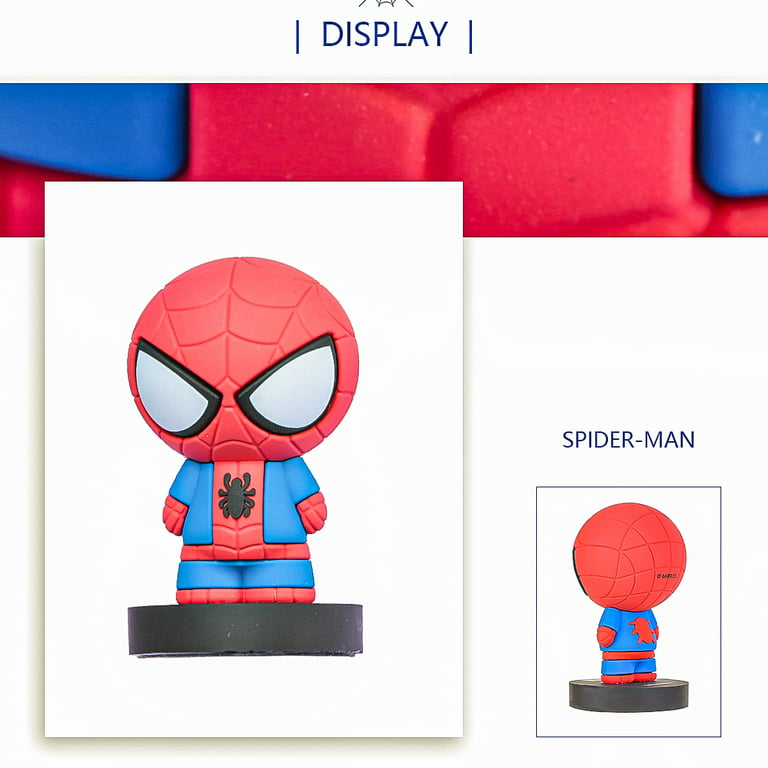 MINISO Marvel Decoration Figure Cute Superhero Playset for Desk Home  Office, Spider-Man 