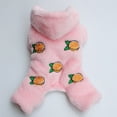 thumbnail image 3 of Exquisite Pattern Pet Clothes - Super Soft Coral Fleece - Winter Pajamas Jumpsuit - Outdoor Decor - Cozy Pet Attire, 3 of 8