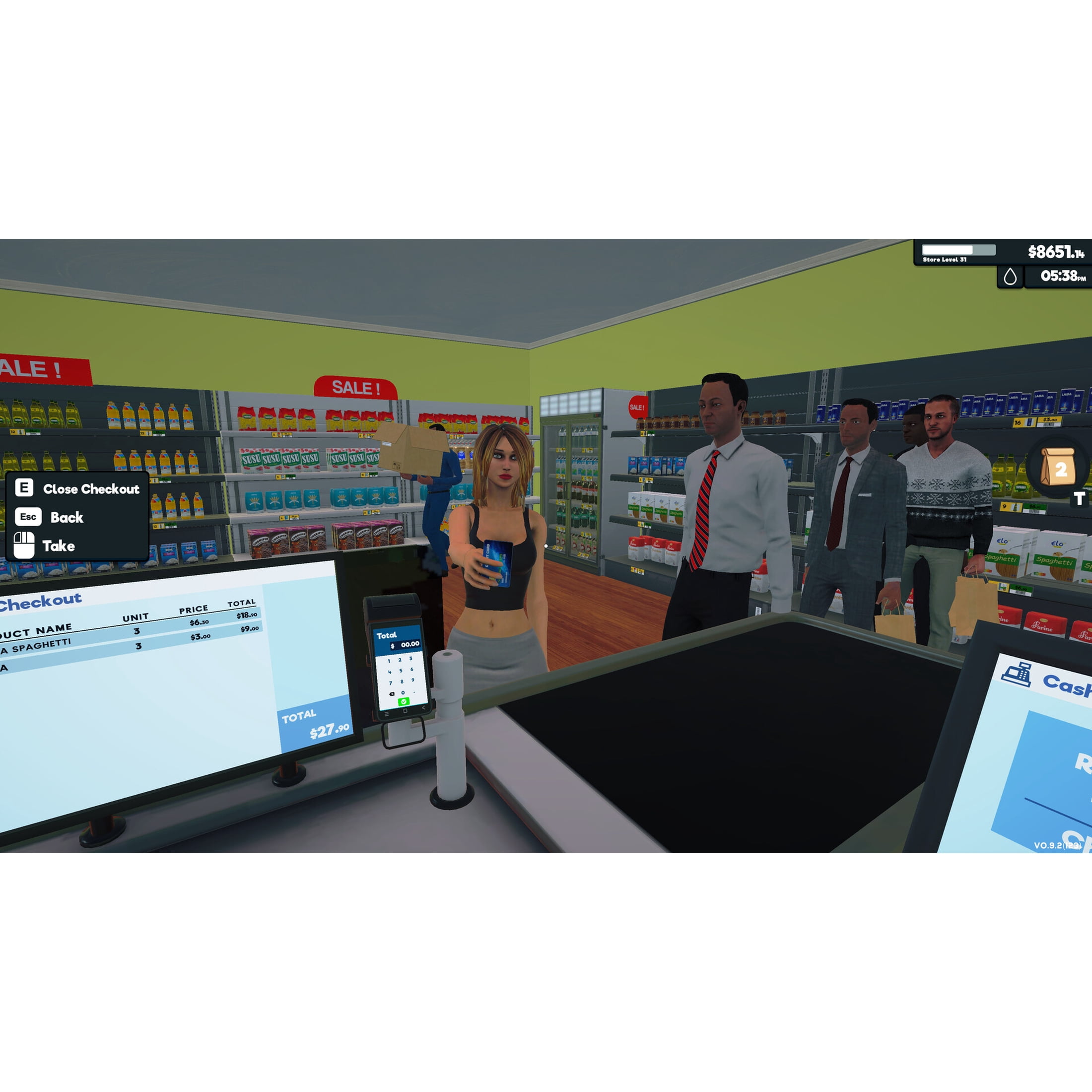 Supermarket Simulator - Fully Stocked Edition -Nintendo Switch 2 Game