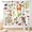 Woodland-01, variant on Rainbow Curtains for Girls Bedroom, Boho Pastel Pink Colorful Cute Cartoon Rainbow Window Treatments Drapery for Baby Kids Bedroom Living Room Classroom Nursery Bathroom 2 Panels, 42"x63" Inch