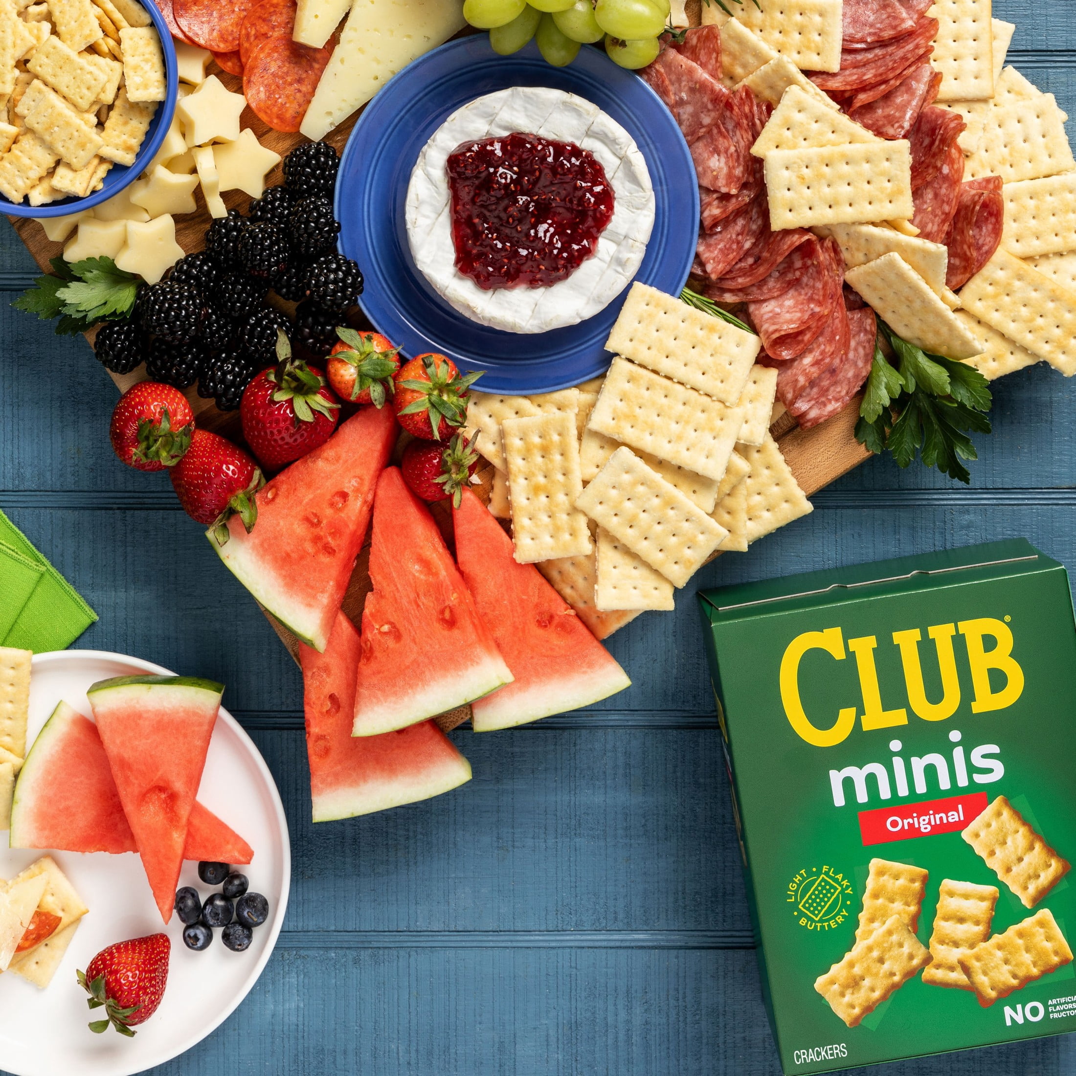 (12 pack) Club Minis Original Crackers, Lunch Snacks, 11 oz