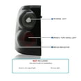 thumbnail image 3 of Spec-D Tuning Glossy Black Housing Dark Smoke Lens Tail Lights Compatible with 2002-2005 Ford Explorer 4-Door, Left + Right Pair Assembly, 3 of 7