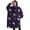 Cute Hedgehog Pattern-1, variant on Oversized Wearable Blanket Hoodie,Cute Hedgehog Pattern Sherpa Blanket Hoodie with Super Pockets,Super Warm Fuzzy Pullover for Women & Men