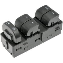 Dorman 901-208 Front Driver Side Master Window Switch - Front Left, 5 Button for Specific Ford / Mercury Models