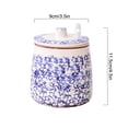 thumbnail image 3 of Blue Flower Pattern Sugar Bowl With Lid And Spoon, 430ml(15oz)ceramic Sugar Storage Jar, Porcelain Sugar Pot, For Coffee Bar, Restaurant, Home-Blue2-1set, 3 of 6