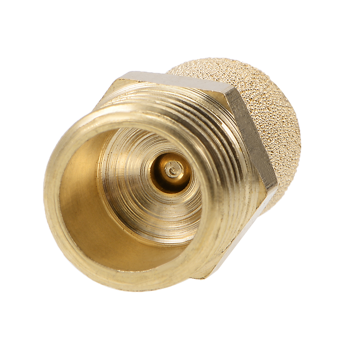 Top Adjustable Pneumatic Air Deplete Silencer Muffler Copper 1/4 BSPT