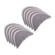 thumbnail image 5 of Par De 5 Hecho Almohadillas Hombro Trajes Moda Hombro Acolchado Artesanía Accesorios Para Hombres Mujeres, Gris, 5 of 7