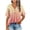 Pink, variant on Vmvidoty Womens Summer Tops Short Sleeve Basic Casual V Neck T Shirts Trendy Fashion 2026 Sky Blue S